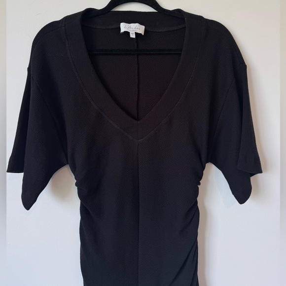 L'Academie Abriana Cotton T Shirt Dress in Black - Size S - Picture 9 of 14